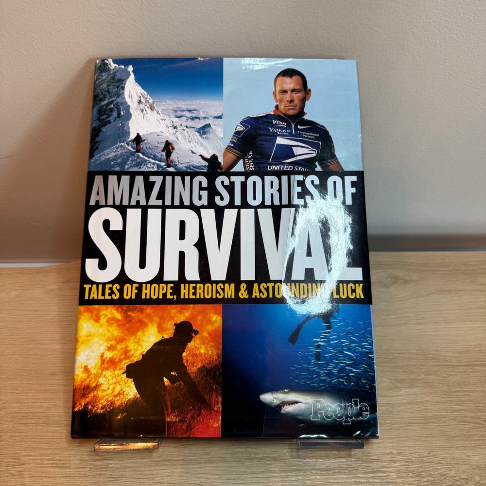 People Amazing Stories of Survival Tales of Hope Heroism Hardcover Book‎ 2006